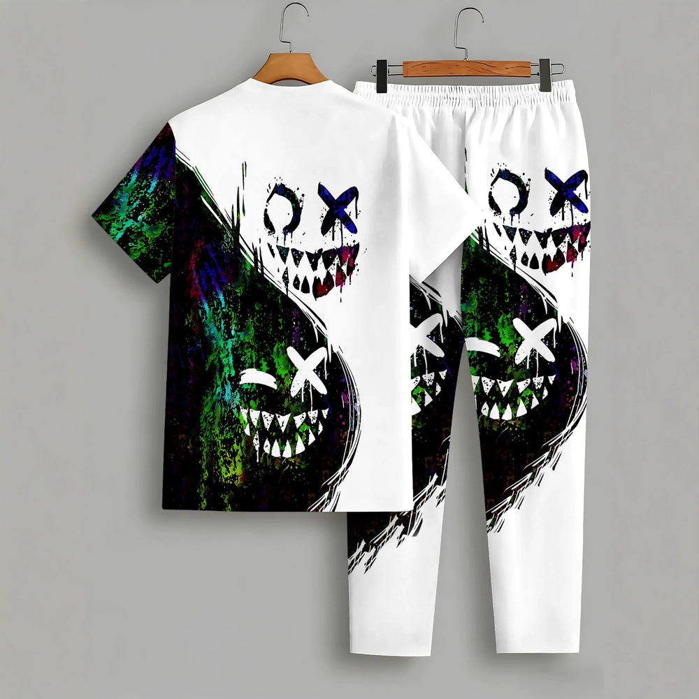 Men's casual activewear set - cross-border hot seller for summer (us/eu)