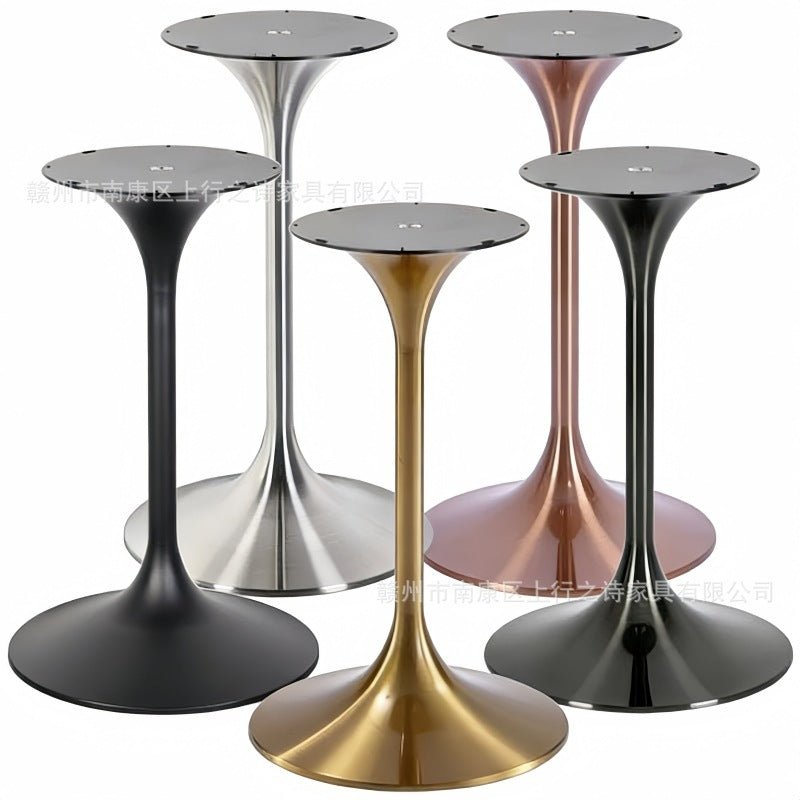Titanium speaker legs, stainless steel spinning brushed table legs, metal waist bracket, coffee table legs, tulip table legs