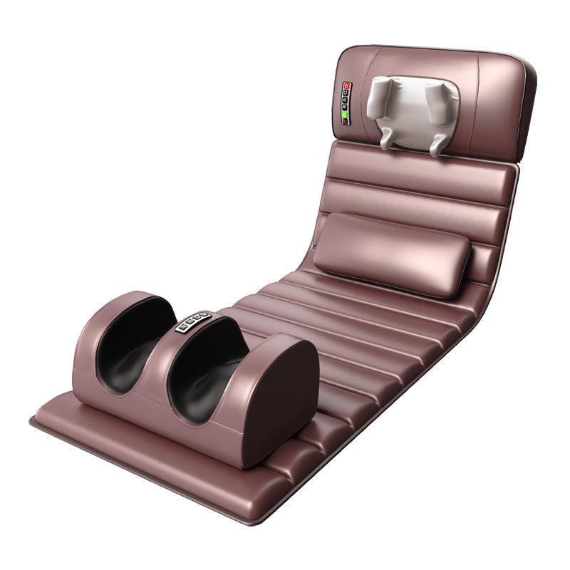 massage mattress, cervical massager, full-body multi-functional vibration kneading, home-use smart heated massage chair cushion