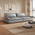 Sailboat leather sofa leather art living room sofa small apartment accessible luxury large accessible luxury modern simple italian cat claw double