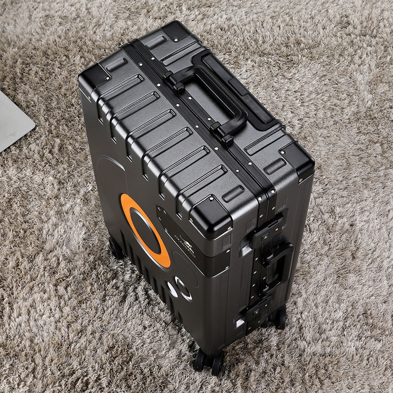 Hongfu Kangaroo Customs Lock Aluminum Frame Trolley Case Silent Universal Wheel Luggage Female Suitcase Male Password Box 20 2