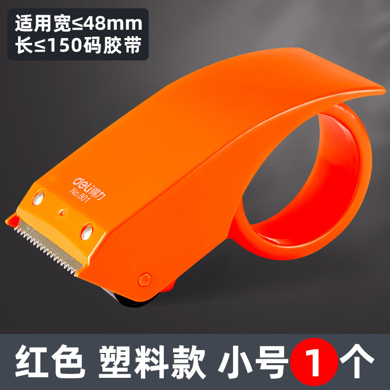 Deli 801 tape sealer 4.8cm sealing tape machine plastic baler 48mm cutter wholesale
