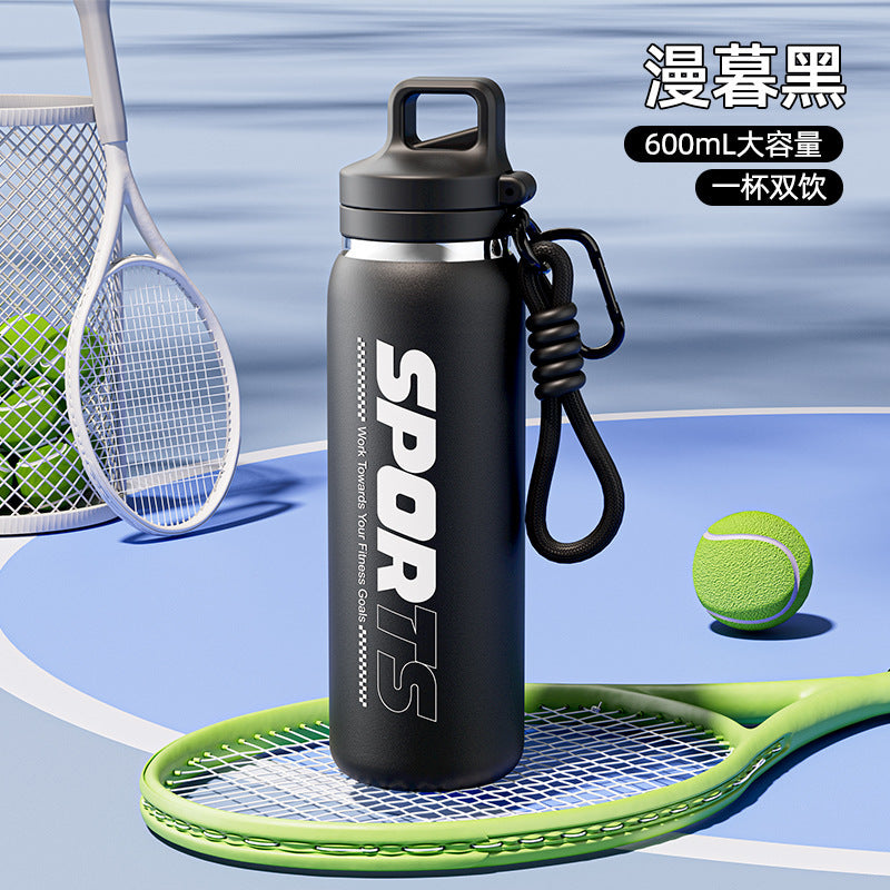 New arrival: stylish 316 stainless steel insulated tumbler - perfect for outdoor cycling, sports, and on-the-go use. portable, handheld, and car-friendly