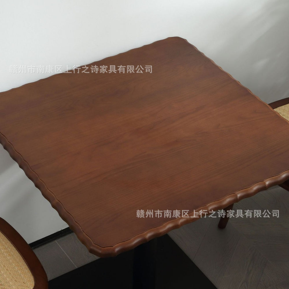 American vintage dining table and chair set, french style dining chairs, retro cafe table and chair set, complete commercial restaurant table and chair set