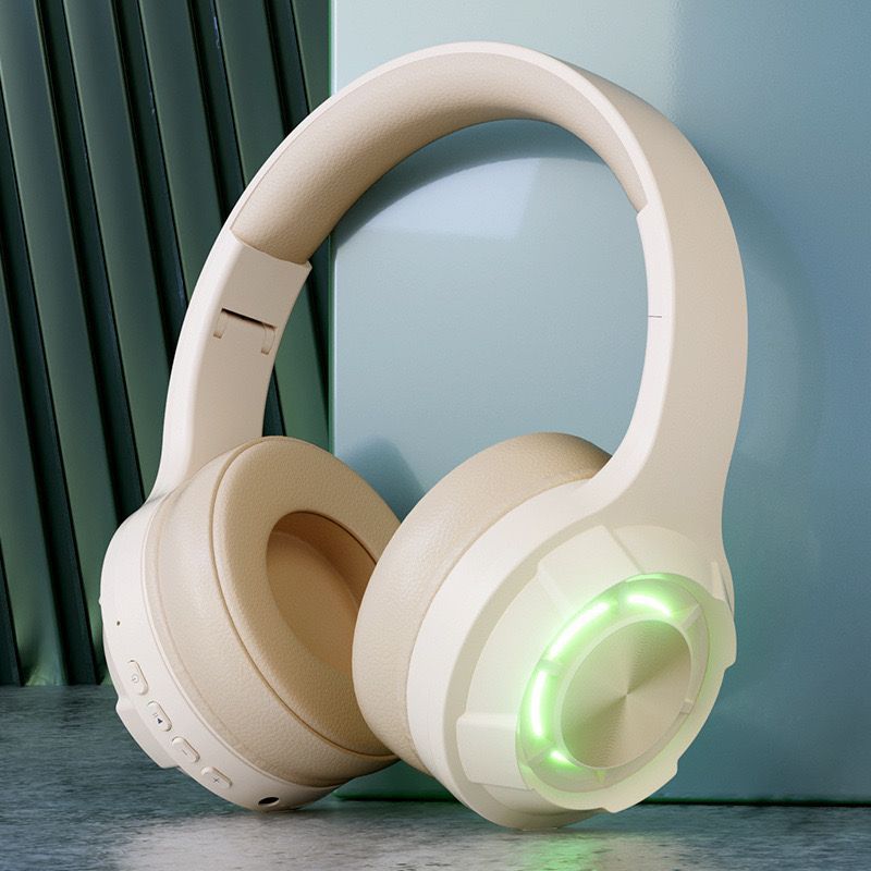 Branded wireless headset - over-ear bluetooth headphones - stylish design, noise cancelling, perfect for gaming, sports, online classes, and mobile use