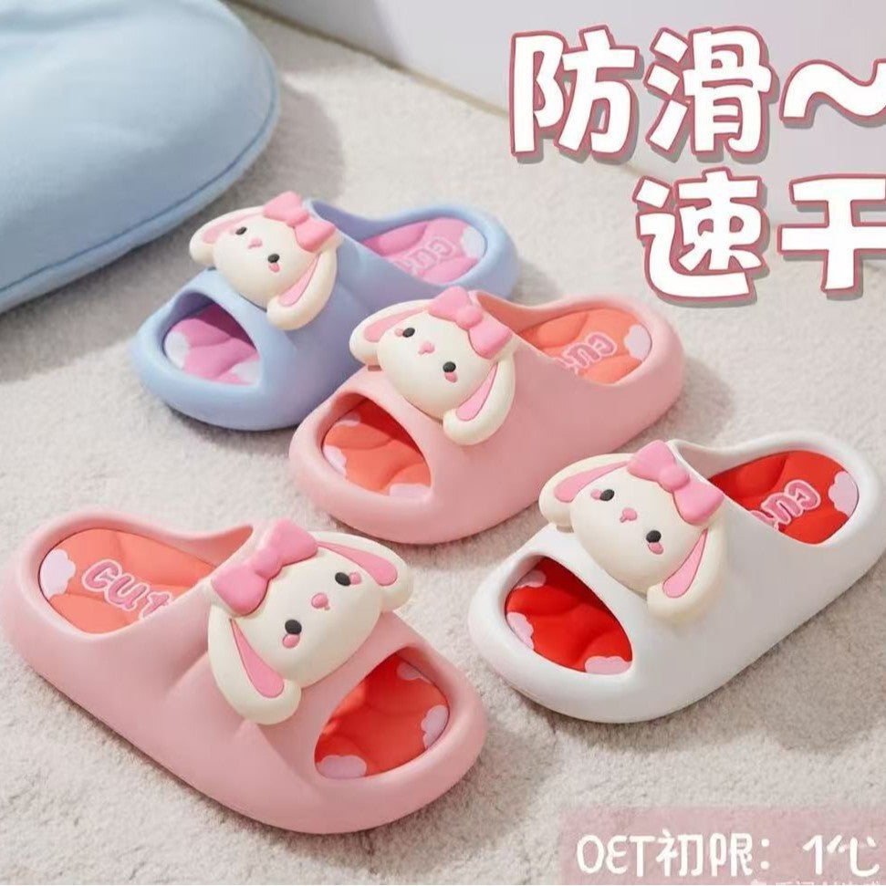 New arrivalnon-slipthick sole slippers girlscute soft bottom slippers kids bath cartoon indoor sandals slippers wholesale