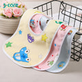 Baby products 0-3 years old crystal velvet u-shaped waterproof snap button saliva towel baby eating bib bib toddler rice bag