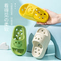 Kids' bath slippers - summer anti-slip hollow-out drainable indoor soft sole slides for boys and girls