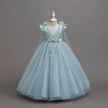 fashionable girl dress shawl elegant clothing girl dress kids princess dress new arrival