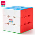 Deli 74502 Third Order Rubik's Cube Beginner Children's Competition Smooth Student Educational Toy Set Rubik's Cube