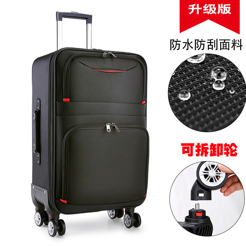 Oxford cloth suitcase women's 20 trolley case men's suitcase universal wheel 26 password suitcase 24