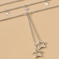 European and american cross-border necklace wholesale: niche, high-end jewelry, light luxury alloy pendant necklaces, women's multi-layer choker accessories