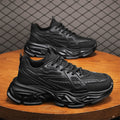 Men's chunky platform sneakers - 2026 summer new season fashion, height increasing, running, anti-slip, breathable, casual athletic shoes, trendy sneakers