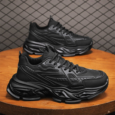 Men's chunky platform sneakers - 2026 summer new season fashion, height increasing, running, anti-slip, breathable, casual athletic shoes, trendy sneakers