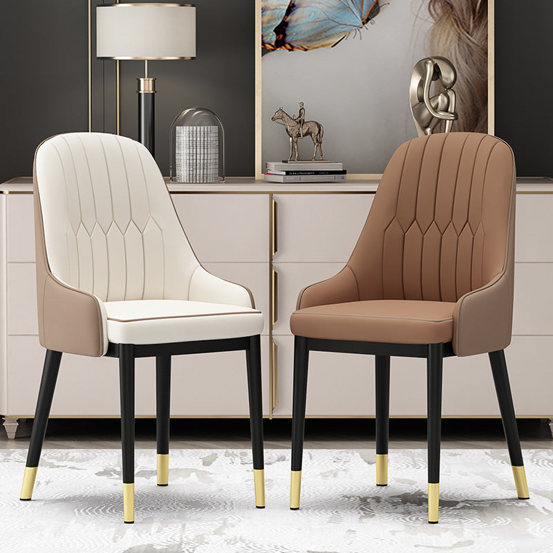 Nordic dining chair - modern minimalist design for home, premium quality, light luxury backrest, casual dining chair, restaurant & cafe seating