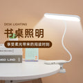Clip-on desk lamp - study essential, rechargeable & plug-in, eye protection, dorm & bedside lamp, must-have for college students, bedroom reading light