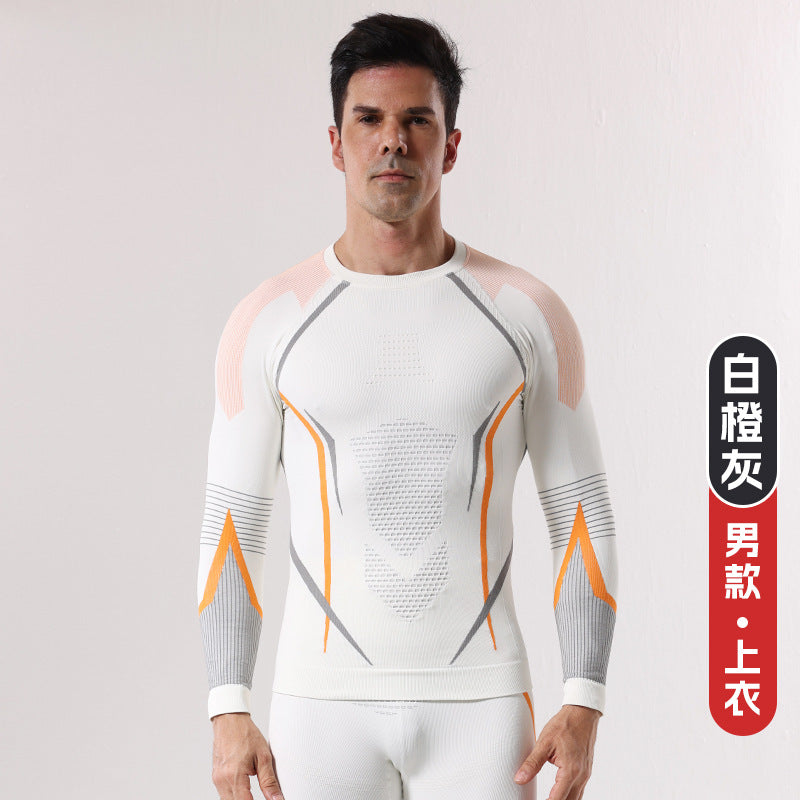 New autumn and winter quick-drying ski clothing underwear set men's and women's sports tight moisture-absorbing perspiration compression warm primer