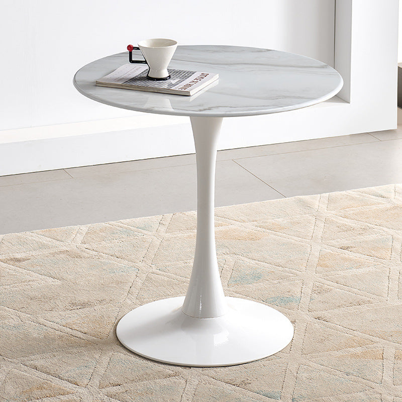 Round coffee table living room home tulip casual reception negotiation small round table casual balcony small tea table and chair combination