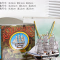 Smooth sailing sailboat model ornaments home decoration living room tv wine cabinet crafts graduate birthday gift