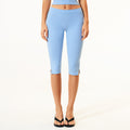 Customizable yoga tummy control mid-length shorts - women's butt lifting running sports short low-rise capri fitness yoga pants 3560