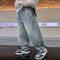 Boys' jeans - spring/autumn  new collection - mid-to-large size - spring pants - korean style casual loose fit long pants - trendy