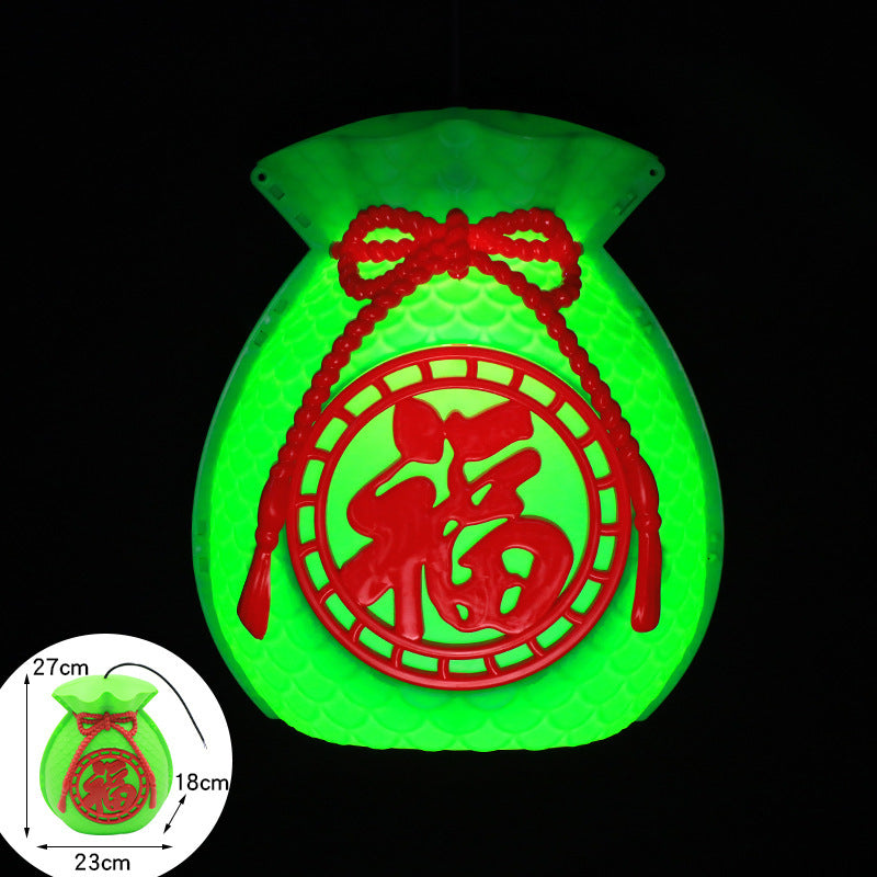 LED lucky bag light landscape light luminous outdoor waterproof project lighting light, street hanging tree decorative lights lucky bag light