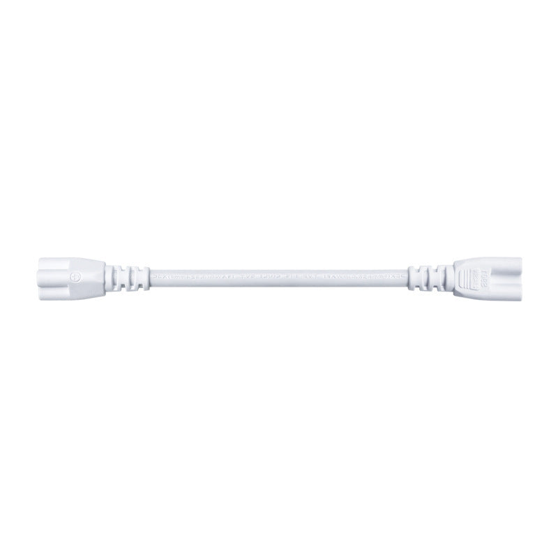 Wholesale t4t5t8led fluorescent lamp bracket cable 30cm double-ended connecting cable pure copper plum blossom head three-core power cord