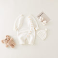 Baby knitting onesie fall and winternewborn baby boy sweatercuteheattech crawling suit 017