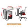 Saint li office desk - modern minimalist workstation for employees, computer desk with screen partition