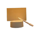 Diy easy-to-carry acrylic mini desk lamp with erasable message board, 3d night light, ambient led lamp, touch control