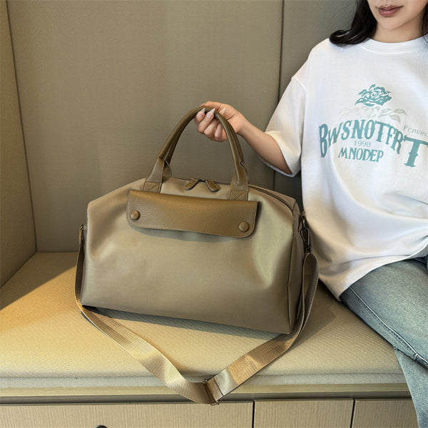 Cross-border travel bag, high-end sense, large-capacity bag, skin film, dry and wet separation, duffel bag, short-distance light luggage bag