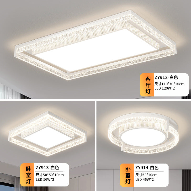 Italian minimalist living room light ceiling light modern minimalist atmosphere full spectrum eye protection bedroom light whole house lighting package