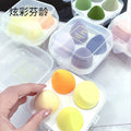 Colorful fenling 100 points beauty egg bevel cut cotton pad sponge powder puff liquid foundation special egg air cushion oem