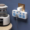 Two-pin socket, two-hole power strip, american standard plug converter, two-pin power strip, plug-in board with cable, 2-pin head panel, multi-hole