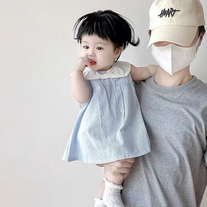 Summer lightweight bodysuit baby clothes summer baby girl romper bodysuit dress summer princess outfit trendy