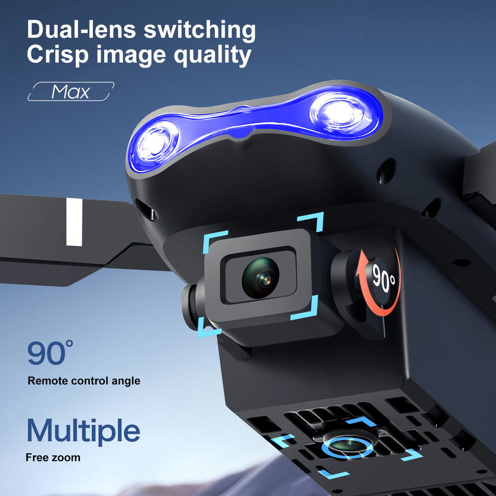 e99max drone aerial photography dual camera remote control with large screen quadcopter optical flow positioning remote control aircraft