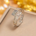 J17 steel color-double ring