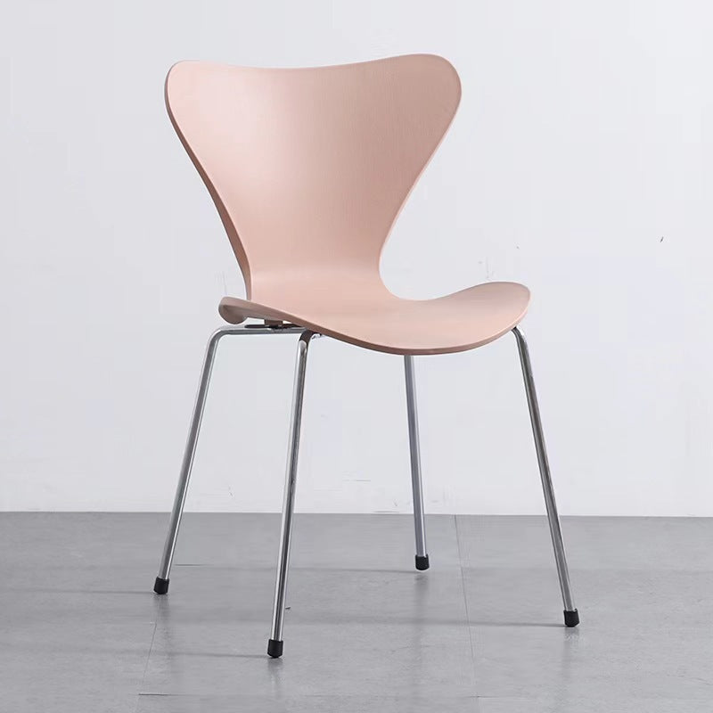 Backrest chair Modern simple casual ins Internet celebrity streamlined negotiation restaurant desk chair Home hotel dining chair