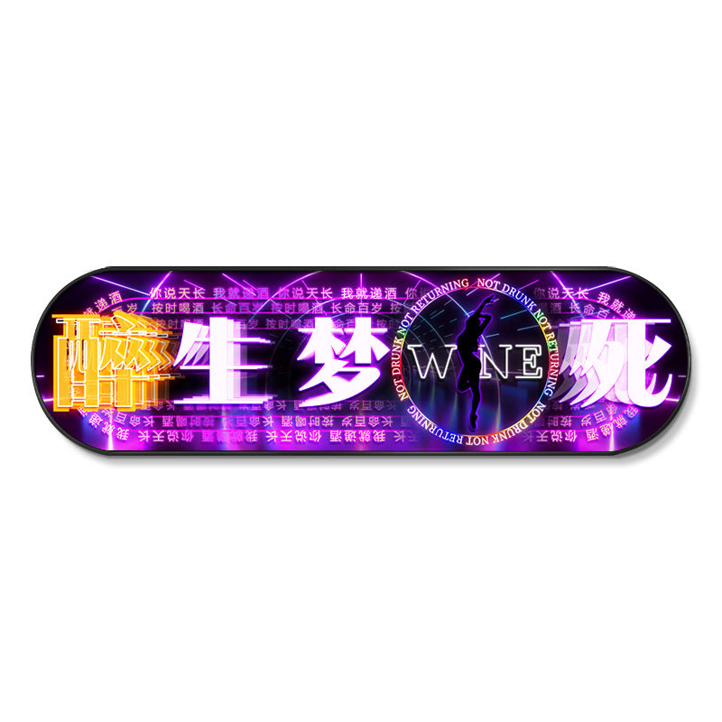 KTV room background wall lighting painting bar private room hanging painting leisure club theme decoration tavern mural