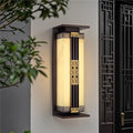 New outdoor solar wall lights - waterproof garden lighting for home, hotel, and courtyard use - perfect for mounting on both sides of gates