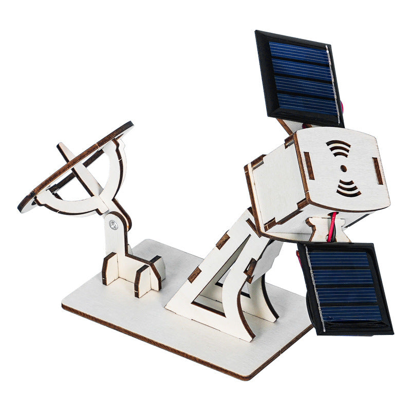 Science and Technology Small Production Solar Energy Artificial Flight Satellite Model Science Experiment Student Handmade DIY Teaching Aids SETAM