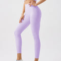 Fashion cross-border ribbed yoga pants environmental-friendly recycled beauty strips tummy control high waist sports pants women's butt lifting fitness pants