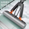 new sponge absorbent mop head - efficient one-wipe, two-clean, hands-free cleaning tool - sponge mop for home use