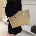 High-end, large capacity women's bag - 2025 new fashionable, versatile, commuter-ready handbag, tote bag, and shoulder bag