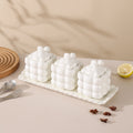 New macaron-colored marshmallow ceramic spice jar set - stylish kitchen salt shaker wholesale