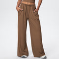 New arrival cross-border brushed pants drape drawstring pants loosecasual pants women's sports fitness elastic loose pants women