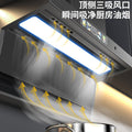 Wholesale xinfei range hood for home kitchen large suction free disassembly and washing small 7-shaped top side double range hood