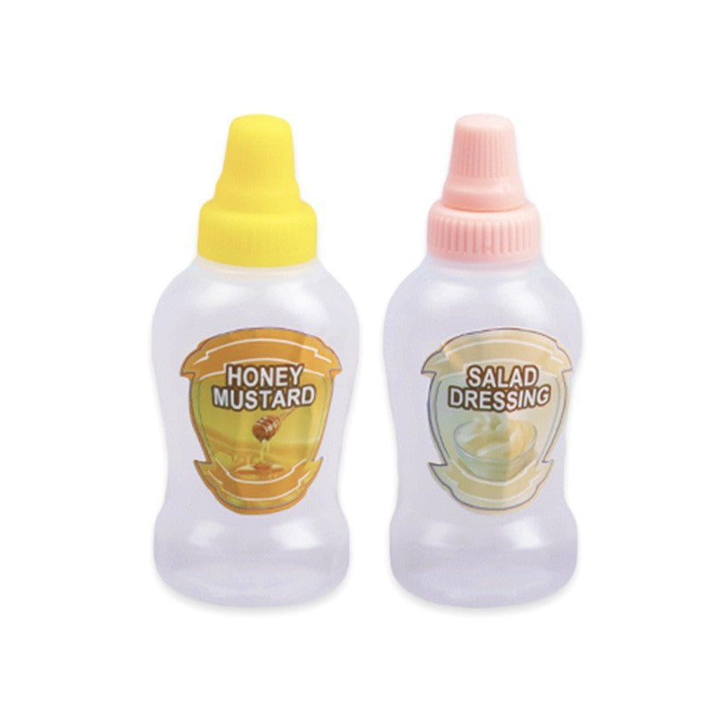 Mini sauce bottle plastic squeeze sauce bottle japanese style squeeze condiment bottle food grade portable soy sauce bottle cross-border