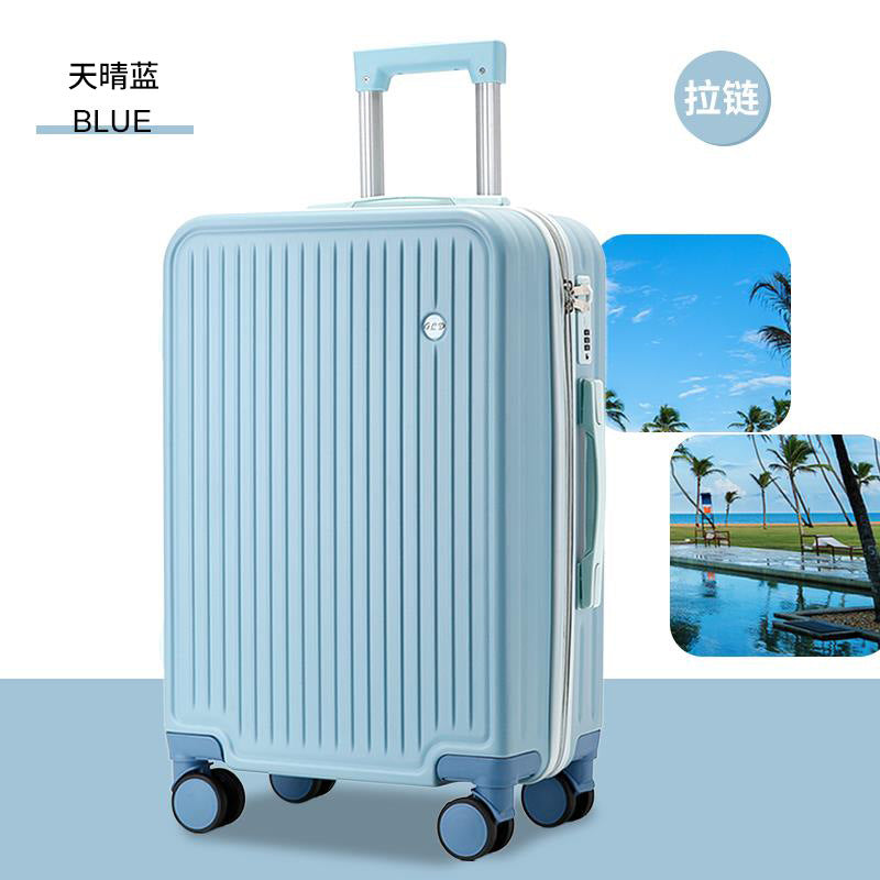 Luggage multi-capacity 26-inch new material trolley case universal wheel 24-inch strong password suitcase wholesale