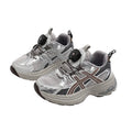 Vancahao  autumn new boys' anti-slip breathable sneakers girls' mesh rotating buckle chunky sneakers
